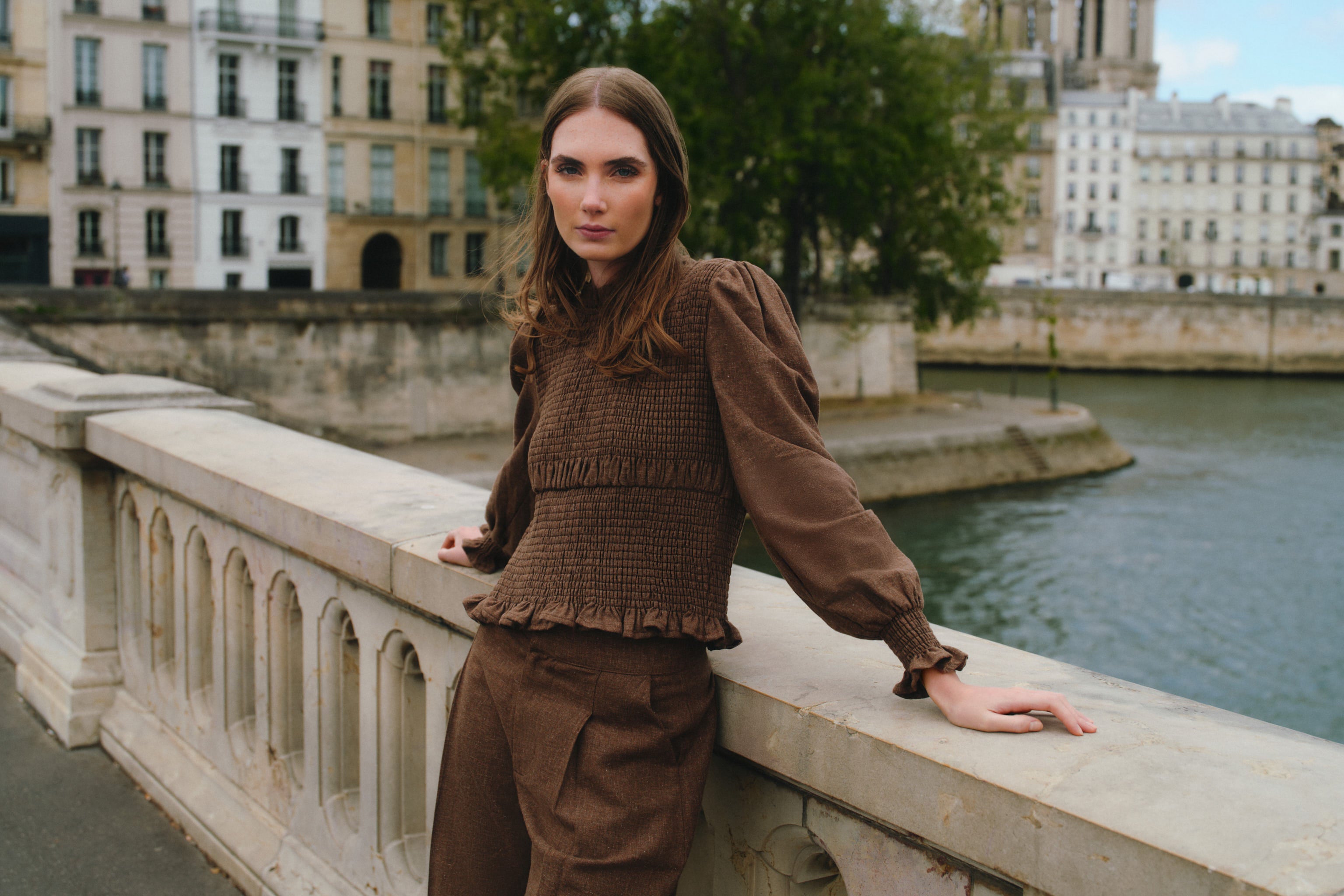 Blouse Hailey Chocolate