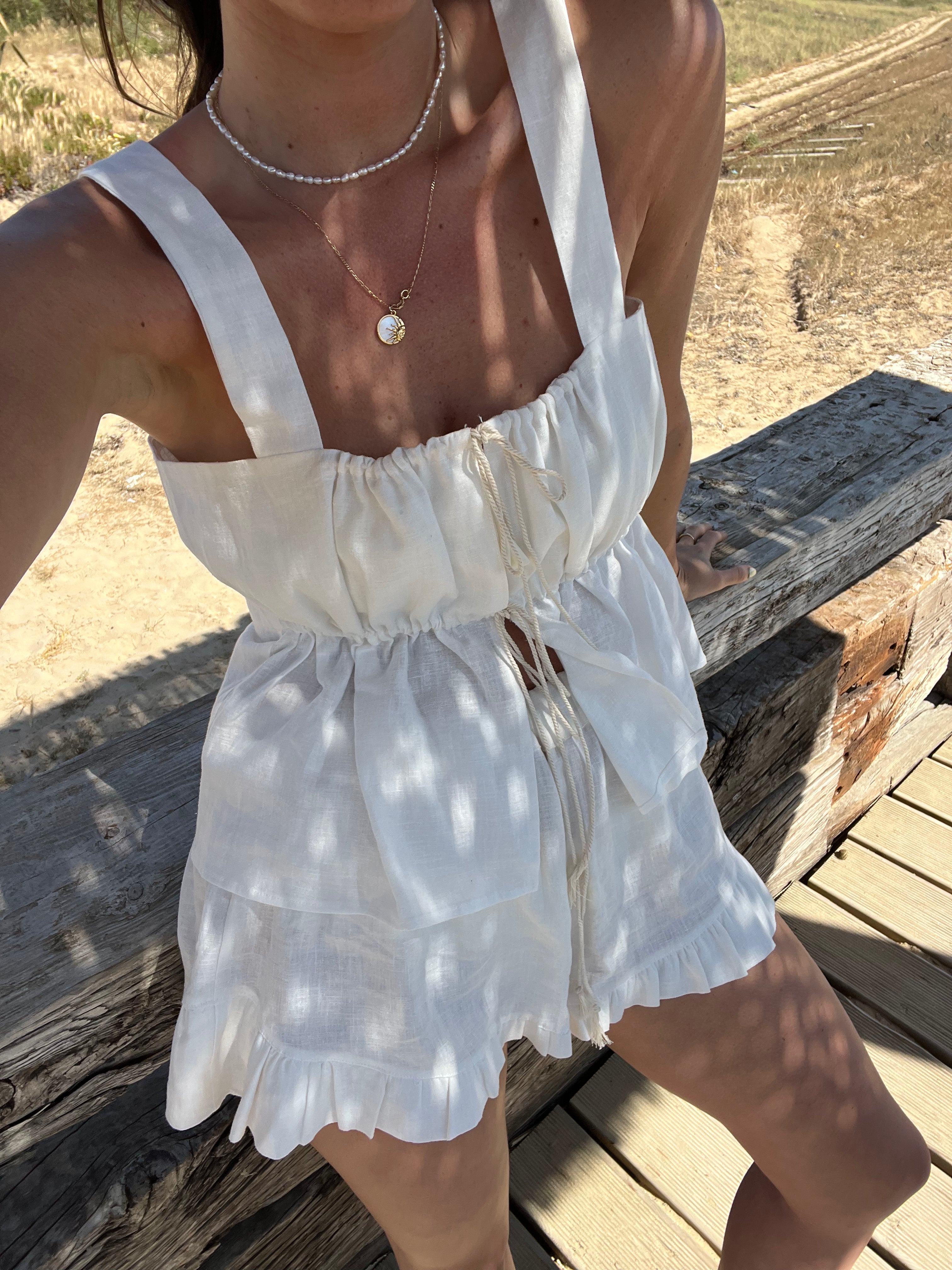 blusa de lino mujer para el verano