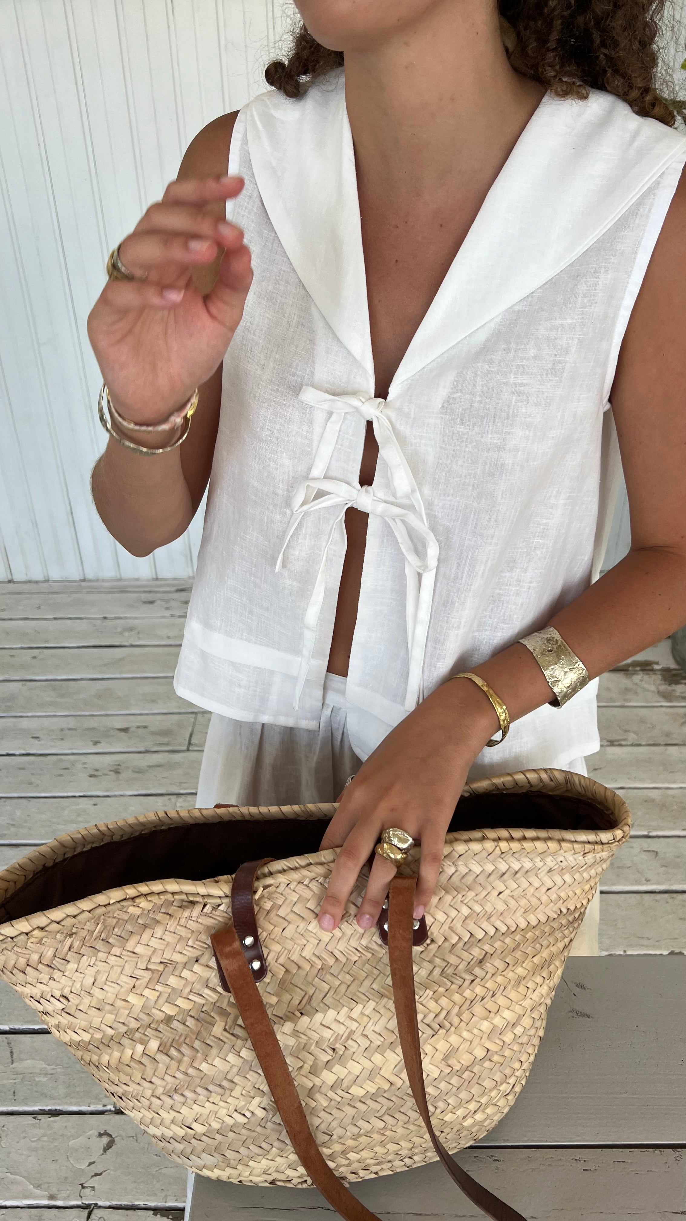 blusa de mujer blanca