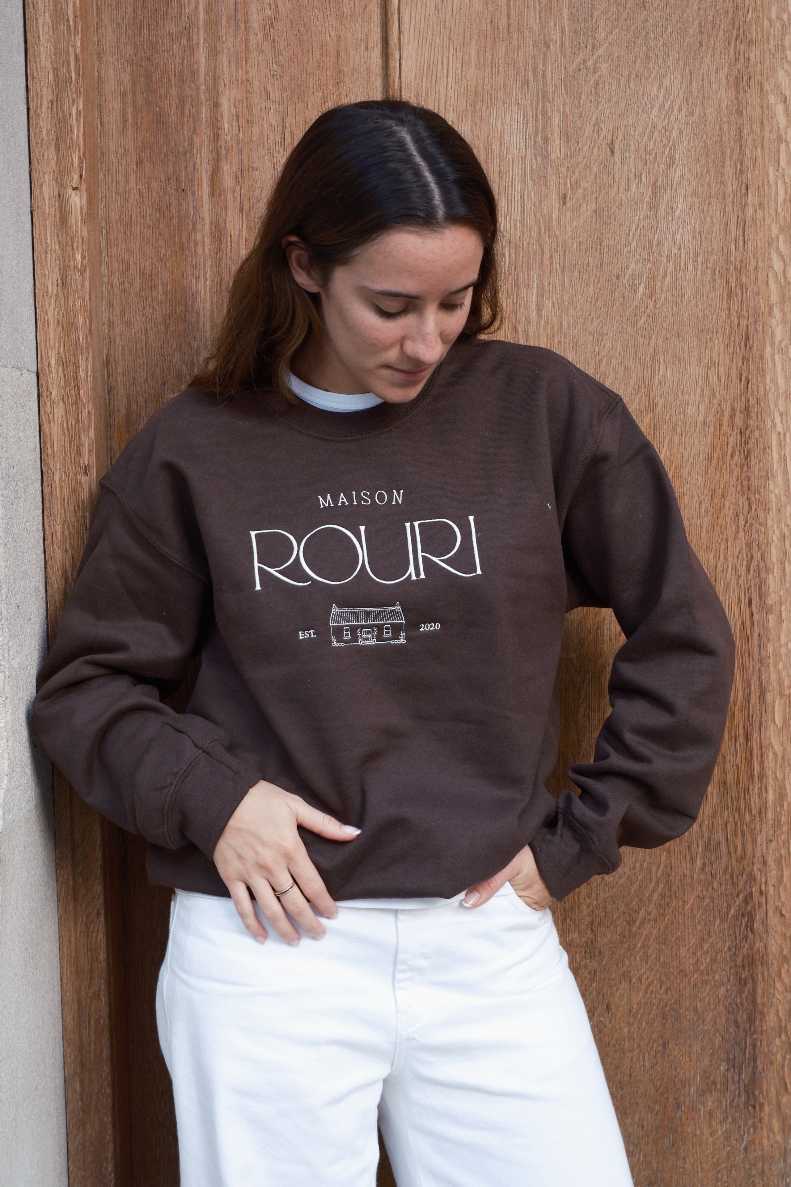Sudadera Rouri marrón