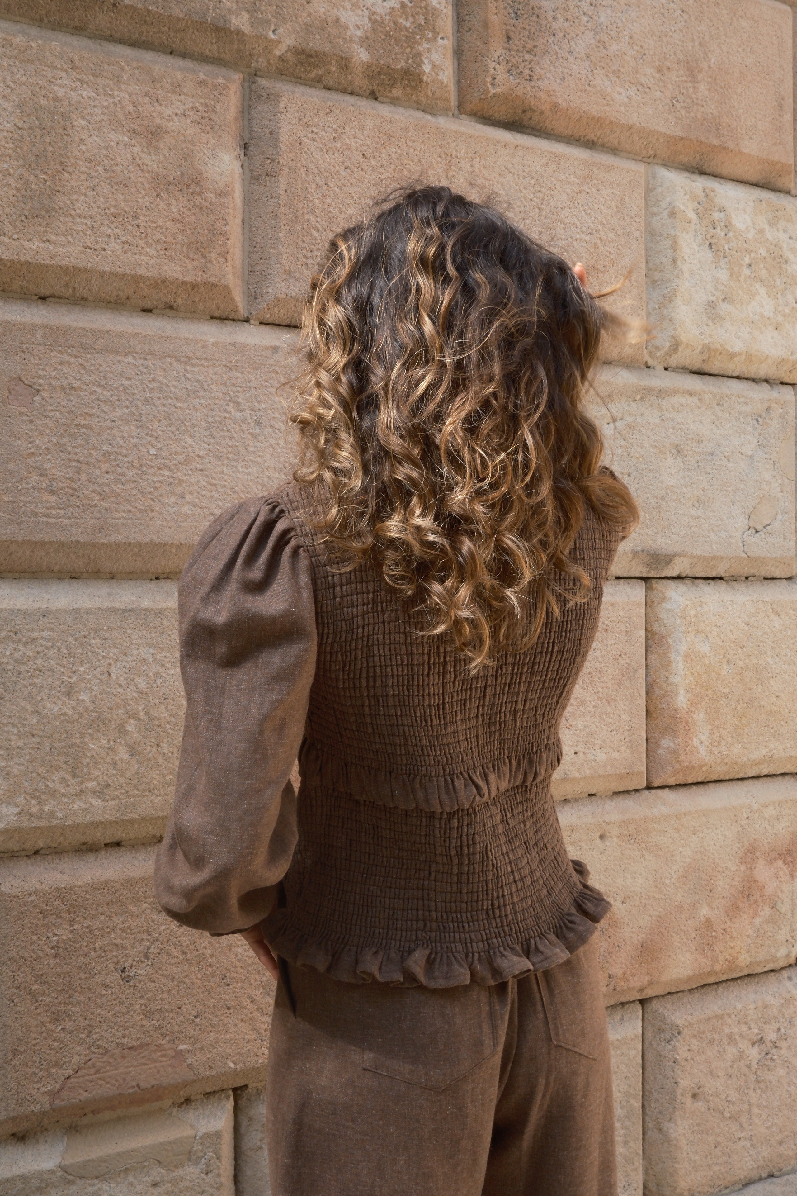 Blouse Hailey Chocolate