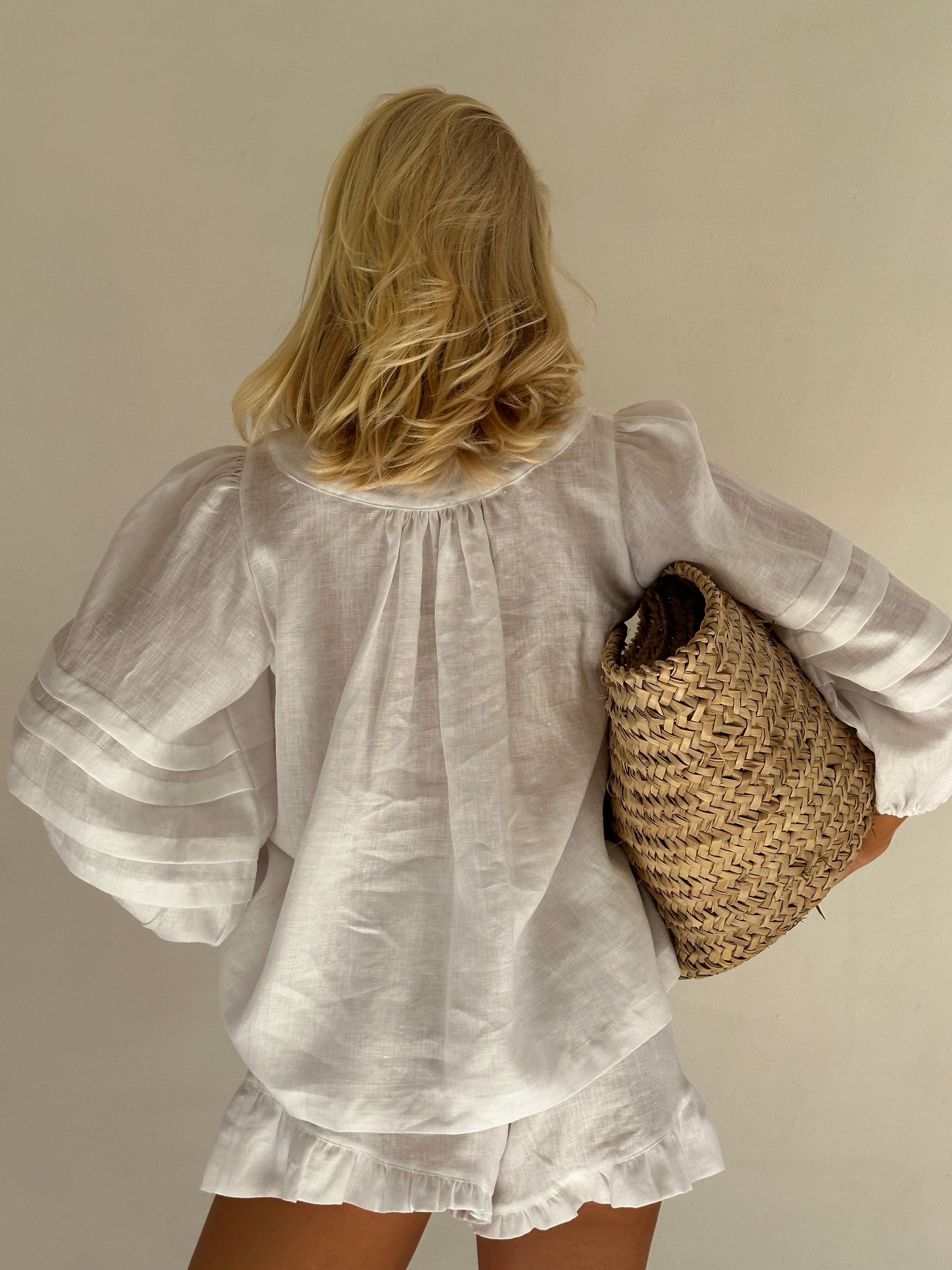 blusa de lino verano
