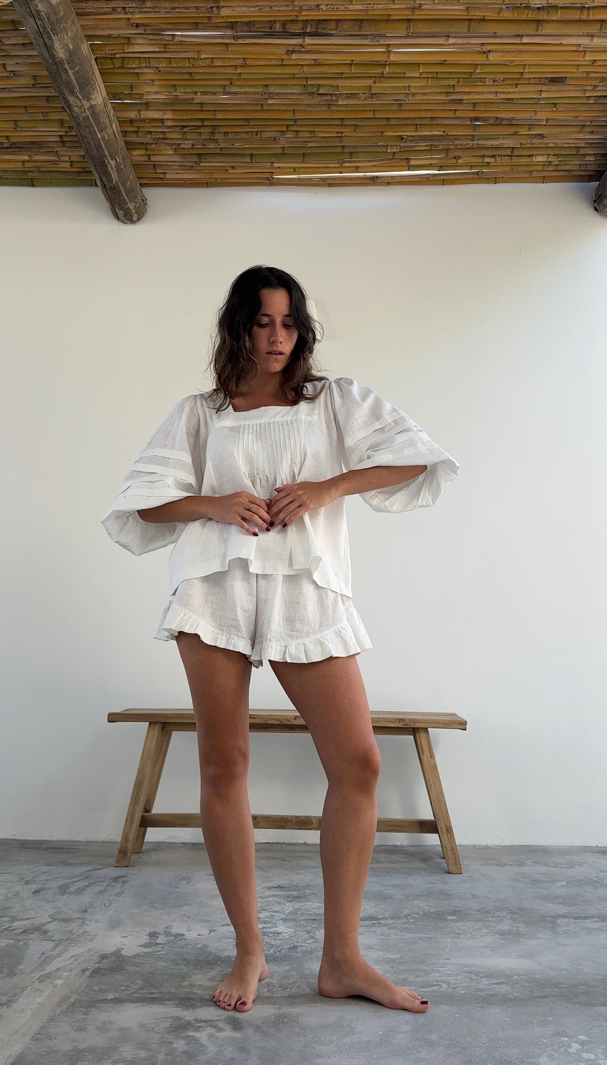 blusa de lino para mujer