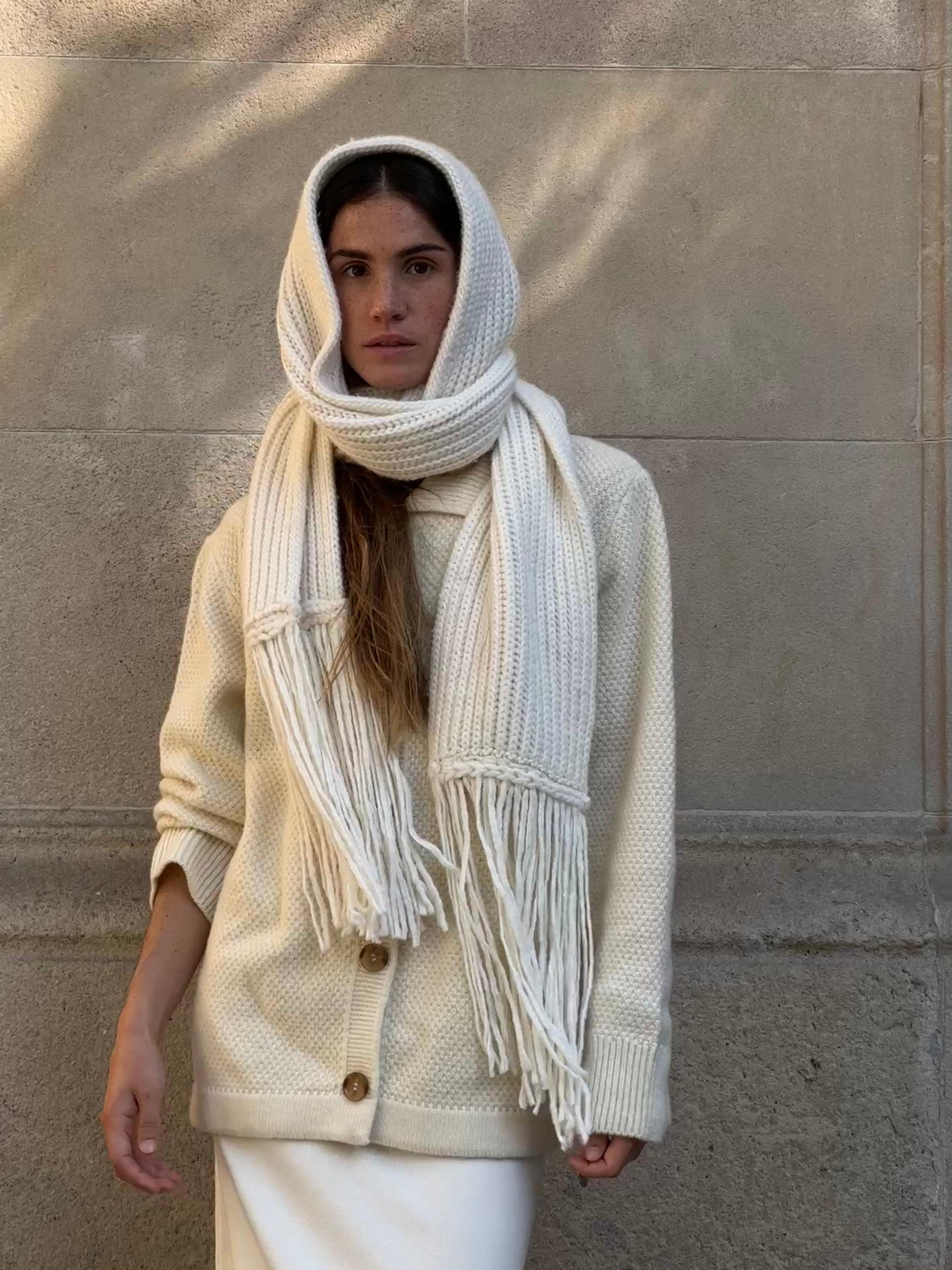 bufanda de lana mujer