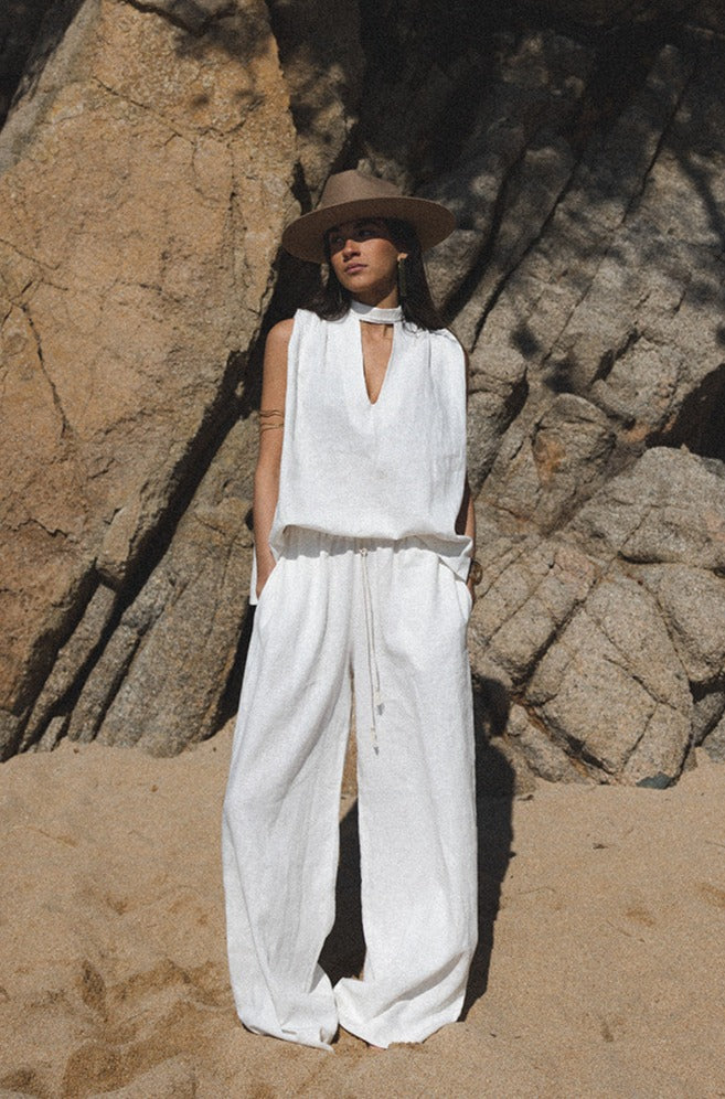 pantalon de lino para el verano